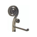 Set Camino 4 Pezzi con Spirale decorativa Forgiato a mano in Ferro Molato