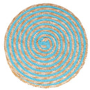Set 4 Tovagliette Ø38 cm  in Paglia e Carta VdE Tivoli 1996 Spiral