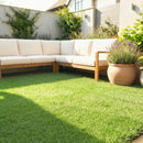 Prato Artificiale 1x4 m Tappeto Sintetico con Altezza 10mm Drenante in PP Verde      