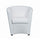 Poltrona Adda 75x66x76 cm in Similpelle bianca