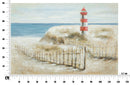 Dipinto su Tela Faro 120x3,7x80 cm in Alluminio Plastica e Canvas