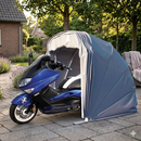 Motobox a Chiocciola Copertura Box in PVC per Moto Scooter - 280x130xh140 cm\/Grigio Maddi