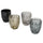 Set 4 Bicchieri Acqua Syrah Stones in Vetro VdE Tivoli 1996 Grigio