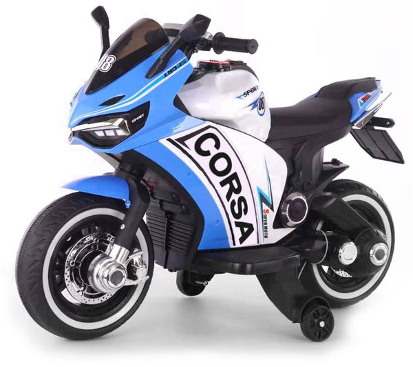 Moto Elettrica per Bambini 12V Miller Corsa Blu sconto