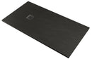 Piatto Doccia in Pietra  Pedrinelli Ardesia Stone Side Grigio Scuro Varie Misure