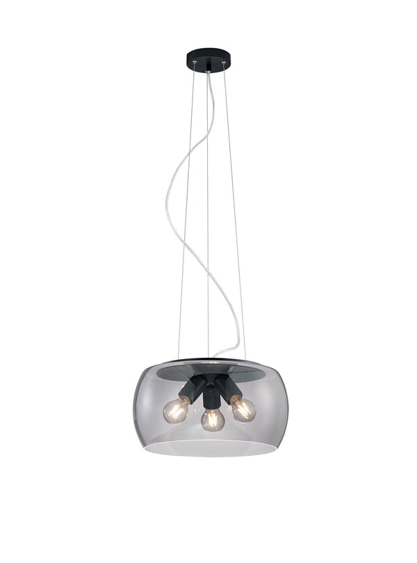 sconto Lampada a Sospensione da Interno a LED in Metallo Antracite