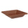 Sottovaso Quadrato per Vaso Tera Nazca Ash 45x45 cm in Plastica Riciclata Argilla