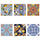 Sottopentola Quadrato Ø16 cm in Ceramica VdE Tivoli 1996 Italian Beauty