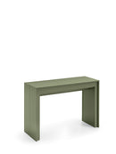 Consolle Allungabile Segmenta 110x42,5/297,5x78 cm in MDF Laccato Verde Opaco