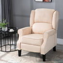 Poltrona Massaggiante e Reclinabile 78x83x101 cm con Funzione Riscaldante Crema