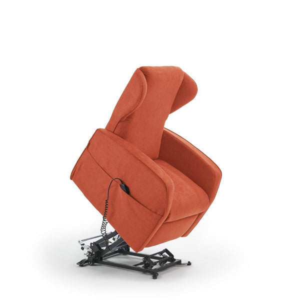 Poltrona Alzapersona Elettrica 2 Motori 73x101x86 cm Adele in Microfibra Dispositivo Medico 1 Arancione acquista