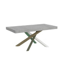 Tavolo Allungabile 200-460x90x77 cm Volantis Cemento Telaio 4A 