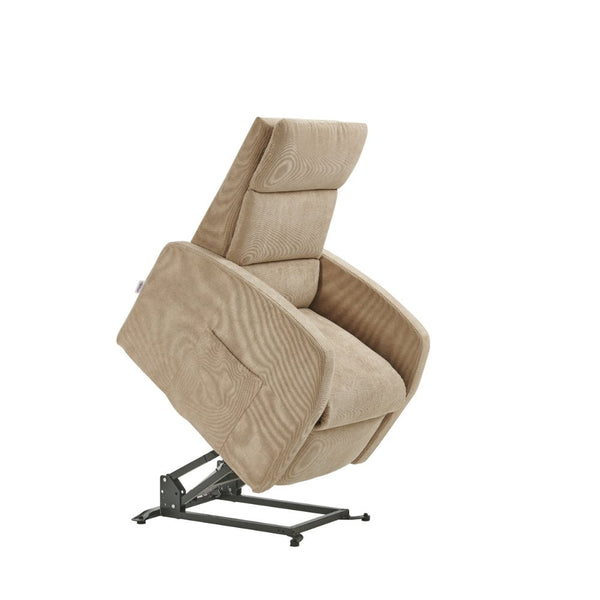 acquista Poltrona Alzapersona Elettrica 2 Motori 72x111x86 cm Martina in Microfibra Dispositivo Medico 1 Beige