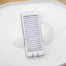 Distributore Automatico Cibo Cani e Gatti 20,5x25x28 cm con Ciotola e Timer Bianco