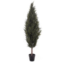Cipresso Artificiale con Vaso Altezza 137 cm Verde