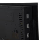 Camino Elettrico da Parete 90x56x9.5 cm 2000W Fiamma LED 7 Colori Nero 