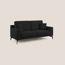 Divano 2 Posti 146x95x91 cm in Tessuto Nero