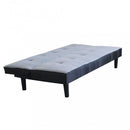 Divano Letto Alvin 180x86x78 cm in Tessuto Grigio