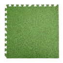 Tappeto Sottopiscina Morbido 6 Pezzi 60x60 cm Finto Prato