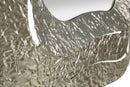 Specchio Aury Square 74x7x79 cm in Metallo e Specchio Argento      