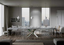 Tavolo Allungabile 200-460x90x77 cm Volantis Cemento Telaio 4A 