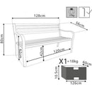 Tavolino Chloe 92x45x45 h cm in Acciaio Bianco