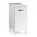 Base cucina con anta 30x50x85H cm bianco frassinato