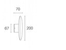 Applique da Esterno a LED 18W 4000K Sovil Grigio