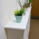 Copritermosifone 82x18,8x111,5 cm in MDF Bianco