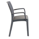Sedia indiana 57x59x86 h cm in Wicker Taupe