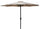 Ombrellone da Giardino Ø3 m Palo Ø48 mm in Metallo Becker Beige