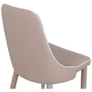 Set 4 Sedie 47x45x46 cm in Similpelle da Interno Tortora