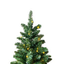 Albero di Natale Artificiale con Luci LED Verde Varie Misure