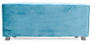 Panca in Velluto 100x48x44 cm Soriani Verde Tiffany