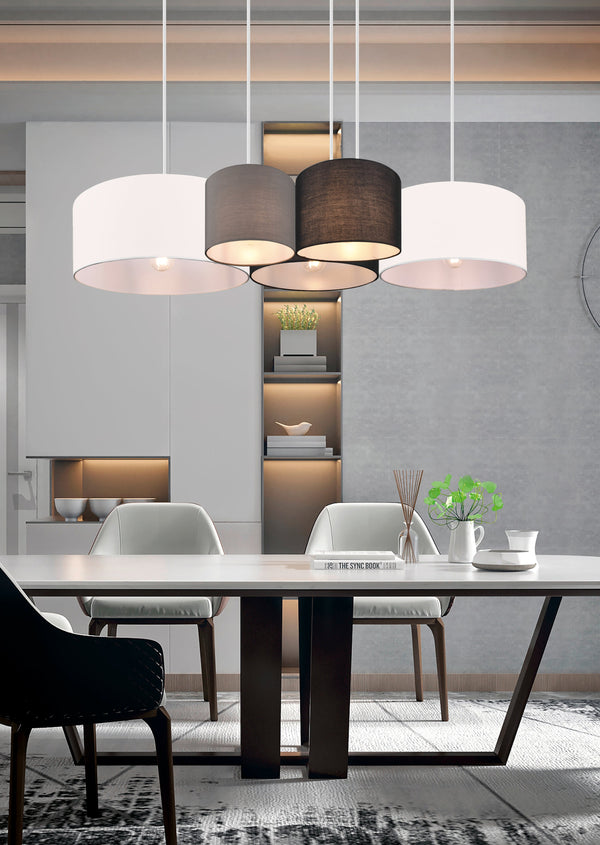 Lampada a Sospensione da Interno E27 in Tessuto Multicolor online