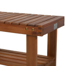 Panchina Ingresso Scarpiera in Legno 87x28x45 cm 