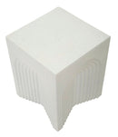 Tavolinetto Arc 47,5x58x47,5 cm in Mgo Crema      