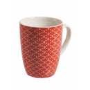 Set 6 Tazzine da Caffè Ø6x7 cm in Bone China VdE Tivoli 1996 Geometric