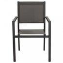 Poltrona Jamaica 55x58x85 h cm in Textilene Taupe