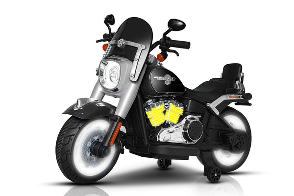 Moto Elettrica per Bambini Cruiser Acceleratore a Manubrio 12V 7Ah Nero prezzo