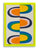 Stampa su Tela Pop Art con Cornice 50x3,3x70 cm in Pino e Tela e Plastica
