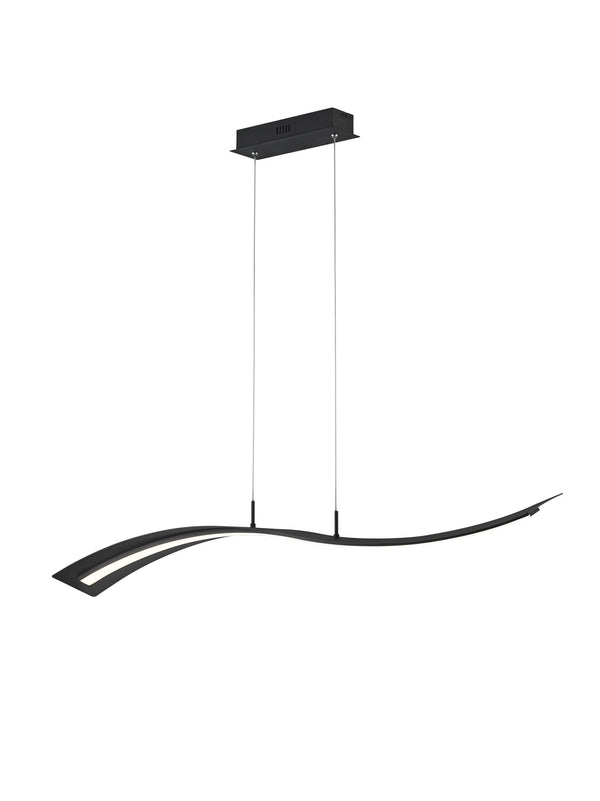 Lampada a Sospensione da Interno a LED in Metallo Nero Opaco acquista
