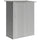 Capanno Porta Attrezzi 142x86x189 cm con Tetto Inclinato e Porta Bloccabile in Metallo Argento