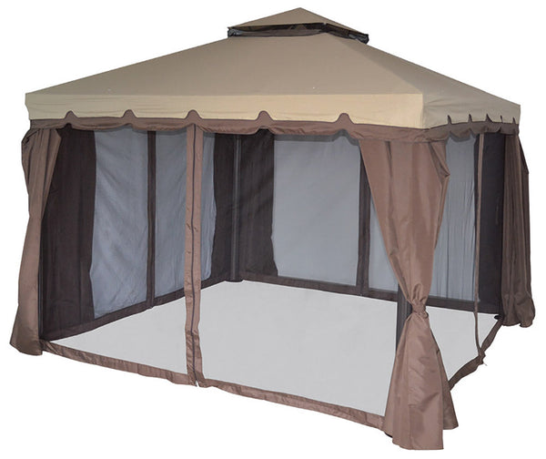 Gazebo da Giardino 3x4m in Alluminio Morel Denver Marrone acquista