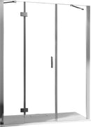 Porta Doccia 1 Anta Battente in Cristallo Trasparente 6mm H190 Fosterberg Herning 90 cm