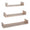 Set 3 Mensole da Parete 60-50-40x15,5x8 cm in Fibra di Legno Calamita Rovere Sagerau