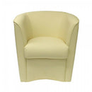 Poltrona Adda 75x66x76 cm in Similpelle beige