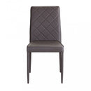 Sedia Blossom 41x50x91 h cm in Similpelle Marrone