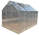 Serra da Giardino 1,9x3,1 m in Alluminio e Policarbonato Alveolare 3,7mm Grigio 
