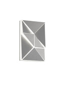 Applique da Interno a LED in Plastica Alluminio Spazzolato